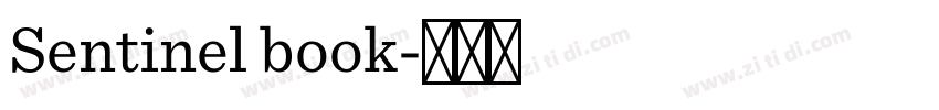 Sentinel book字体转换